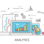 linear flat visitor analytics website hero image illustration seo smm online marketing concept laptop tablet with report data screen 126523 2649 photoroom